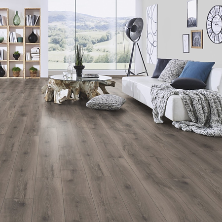 Parchet laminat 12 mm Kronospan Atlantic K287 Steelwork, nuanta medie, stejar, clasa de trafic 33, 1clic2go pure, 1285 x 192 mm Parchet laminat 12 mm Kronospan Atlantic K287 Steelwork, nuanta medie, stejar, clasa de trafic 33, 1clic2go pure, 1285 x 192 mm