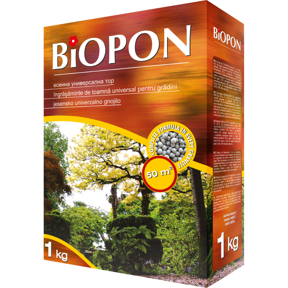biopon elixir duo universal mod de utilizare Ingrasamant universal penru toamna Biopon, 1 kg