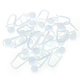 Set accesorii pentru sina perdea, plastic, alb, 2.5 cm
