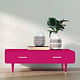 Vopsea Oskar Aqua Matt, pentru lemn/metal/zidarie, interior/exterior, pe baza de apa, fuchsia chic, 0.6 l