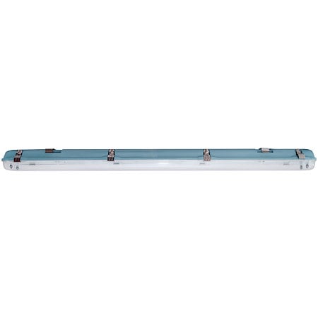 Corp iluminat pentru tub LED Hepol, G13, 2 x T8, IP65, gri