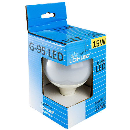 Bec Led Lohuis G-95 E27 15 W