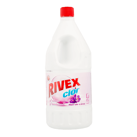 Clor inalbitor Rivex, parfum flori de camp,incolor, 2 l