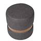 Taburet Ring, inel stejar, stofa gri M611, rotund, 38 x 38 x 40 cm Taburet Ring, inel stejar, stofa gri M611, rotund, 38 x 38 x 40 cm