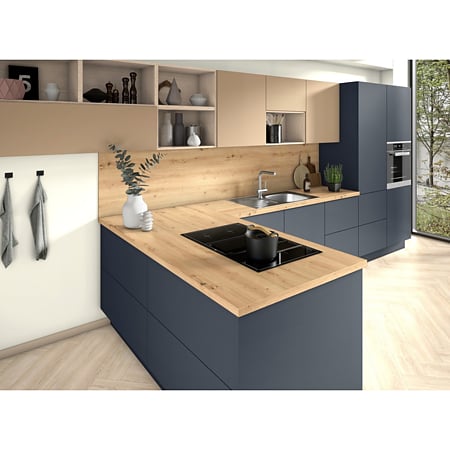 Blat bucatarie Egger H1318 ST10, structurat, Stejar salbatic natur, 4100 x 600 x 38 mm