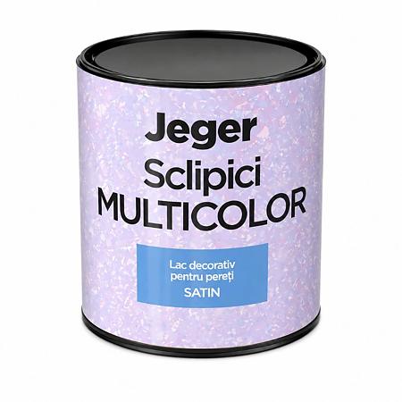 Sclipici lac decorativ Jeger, multicolor, 0,5 l