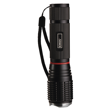 Lampa metalica Emos 5W+3W COB cu focus, 3× 1.5 V AAA