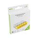 Conector imbinare Wago Push Wire, pentru conductori unifilari, 5 x 2.5 mmp, 10 A, transparent, 20 bucati