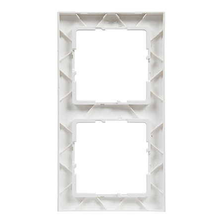 Rama de aparataj Legrand New Suno, 2 module, PVC, alb