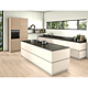 Blat de lucru laminat compact Egger F311 ST87 Ceramic antracit, miez negru, mat, 4100 x 650 x 12 mm