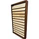 Glisiera aluminiu cu 12 lamele tip jaluzea, gri, 1 m, set 4 buc