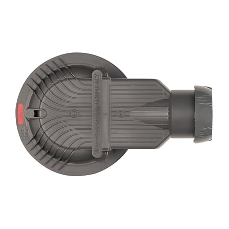 Sifon cadita dus / pardoseala Wirquin SlimPlus extra plat h=40 mm, corp ABS, anti miros, filtru de par, iesire Ø40 mm, debit 34 l/min, negru mat, 187 x 60 x Ø118 mm