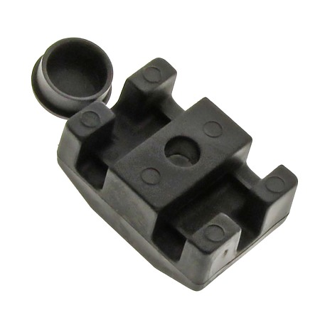 Clema plasa gard, plastic, negru, 40 x 30 cm, surub 5.5 x 32 mm, 4 bucati/punga Clema plasa gard, plastic, negru, 40 x 30 cm, surub 5.5 x 32 mm, 4 bucati/punga
