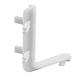 Colt exterior 90 grade pentru profil aluminiu LB (tip Gola) - L, plastic, alb
