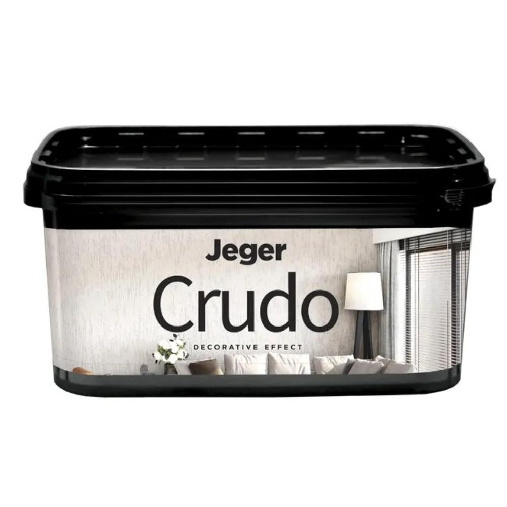Vopsea decorativa cu aspect de beton Jeger Crudo, Fog, mat, 8 kg