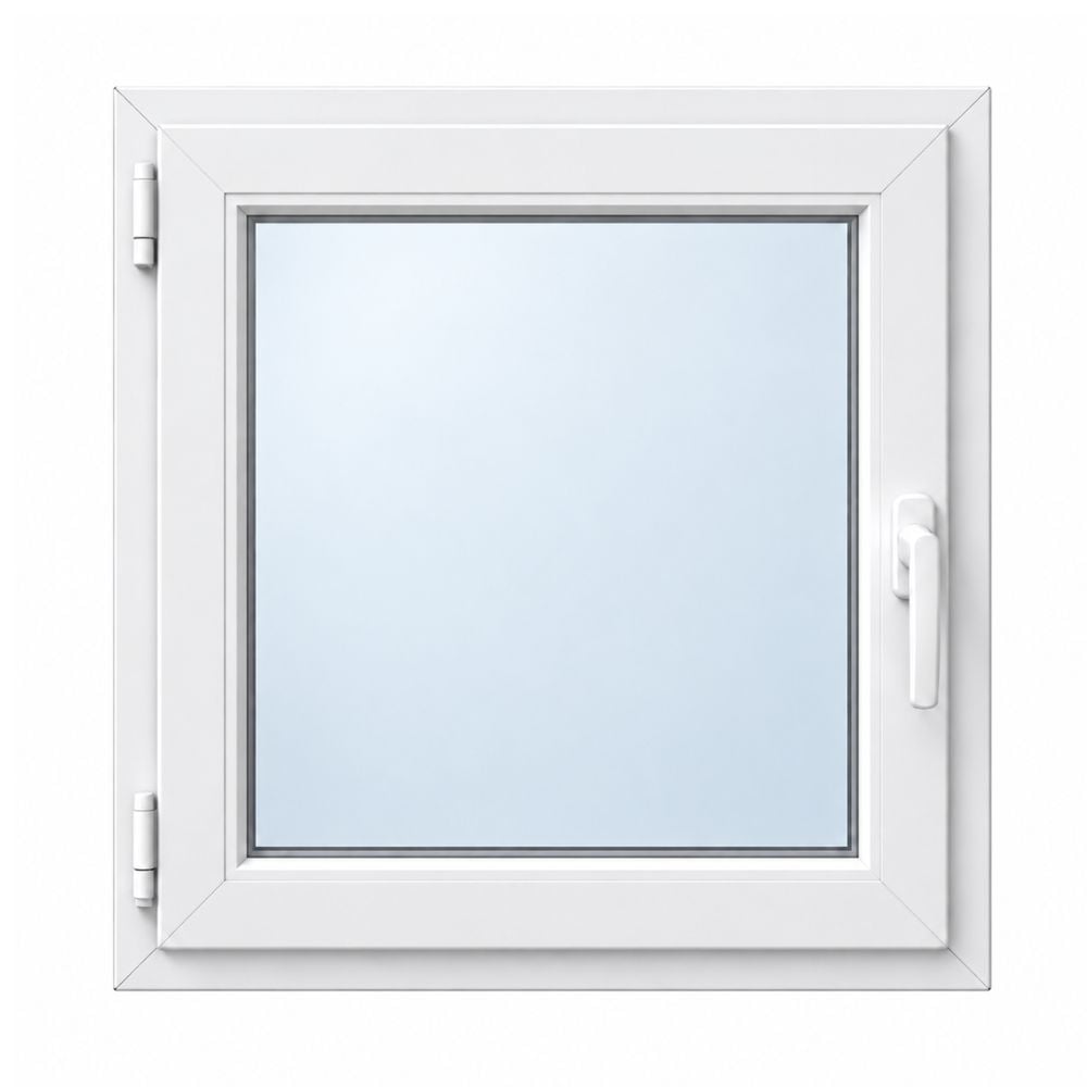 Fereastra PVC Klass, 4 camere, deschidere simpla stanga, alb, 50 x 50 cm