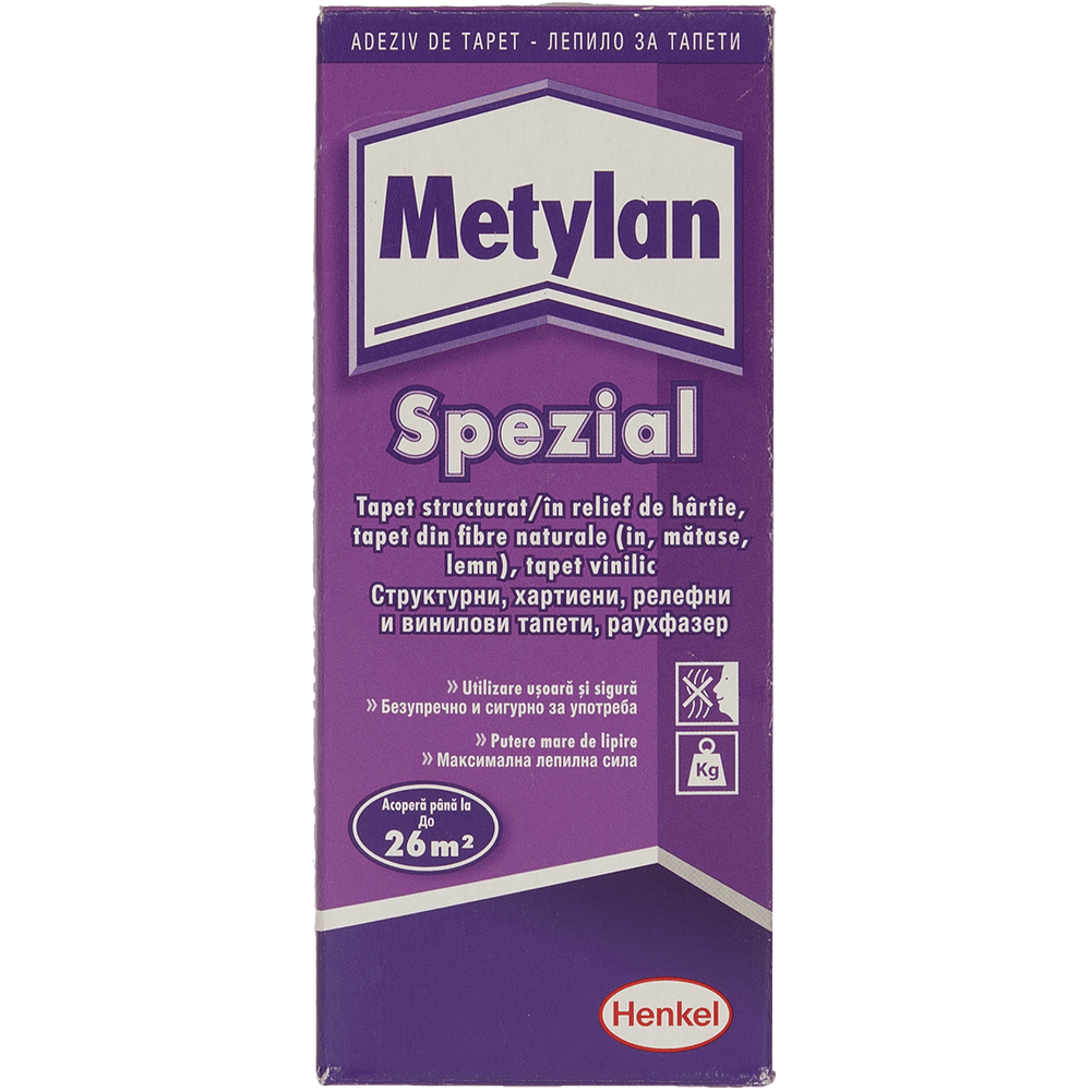 Adeziv pentru tapet greu Henkel Metylan Spezial, interior, 200 g