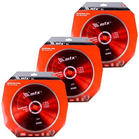 Disc diamantat pentru taiere umeda MTX PREMIUM, 230 x 22,2 mm
