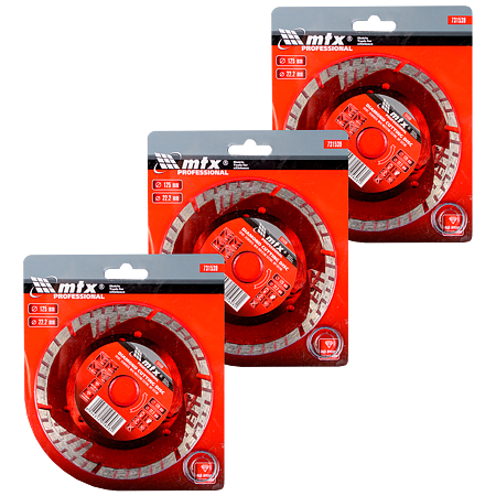 Disc diamantat debitare beton MTX Professional, 125 x 22.2 mm