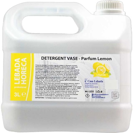 Detergent de vase Casa Lebada, lemon, 3 l
