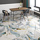 Gresie interior multicolor Gold Aquamarine, finisaj lucios, patrata, grosime 10 mm, 60.5 x 60.5 cm