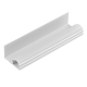 Profil aluminiu LED pentru plinta, opac, 4 m