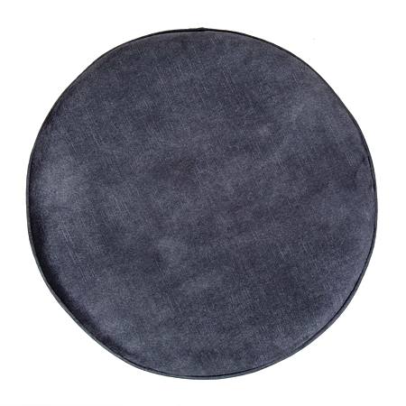 Taburet Ring, inel auriu, stofa gri P17, rotund, 38 x 38 x 40 cm