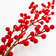 Decoratiune fir cu bile catifea, 64 cm
