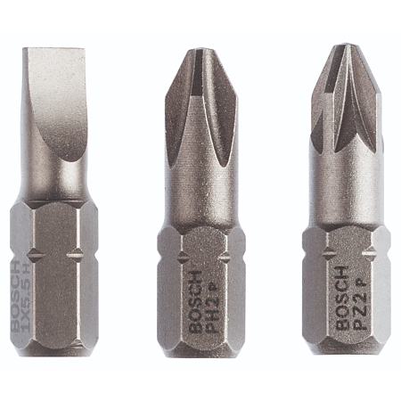Set mixt biti Bosch LS/PH2/PZ2 25mm