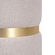 Taburet Ring, inel auriu, stofa crem T05, rotund, 38 x 38 x 40 cm