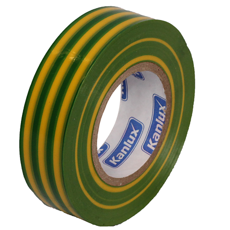 Banda izolatoare PVC, Comtec MF0013-02680, 0.15x19 mm, rola 20 m, galben-verde