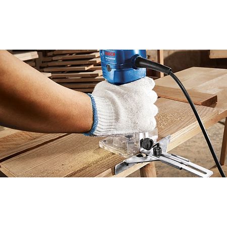 Masina de frezat muchii electrica Bosch Professional GKF 550, 550 W, 33000 rpm