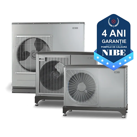 Pompa de caldura Aer - Apa NIBE F2050, 10 kW