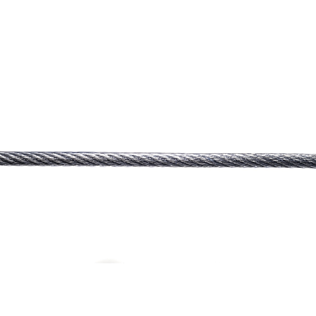 Cablu metalic zincat plastifiat, D: 6,5 mm