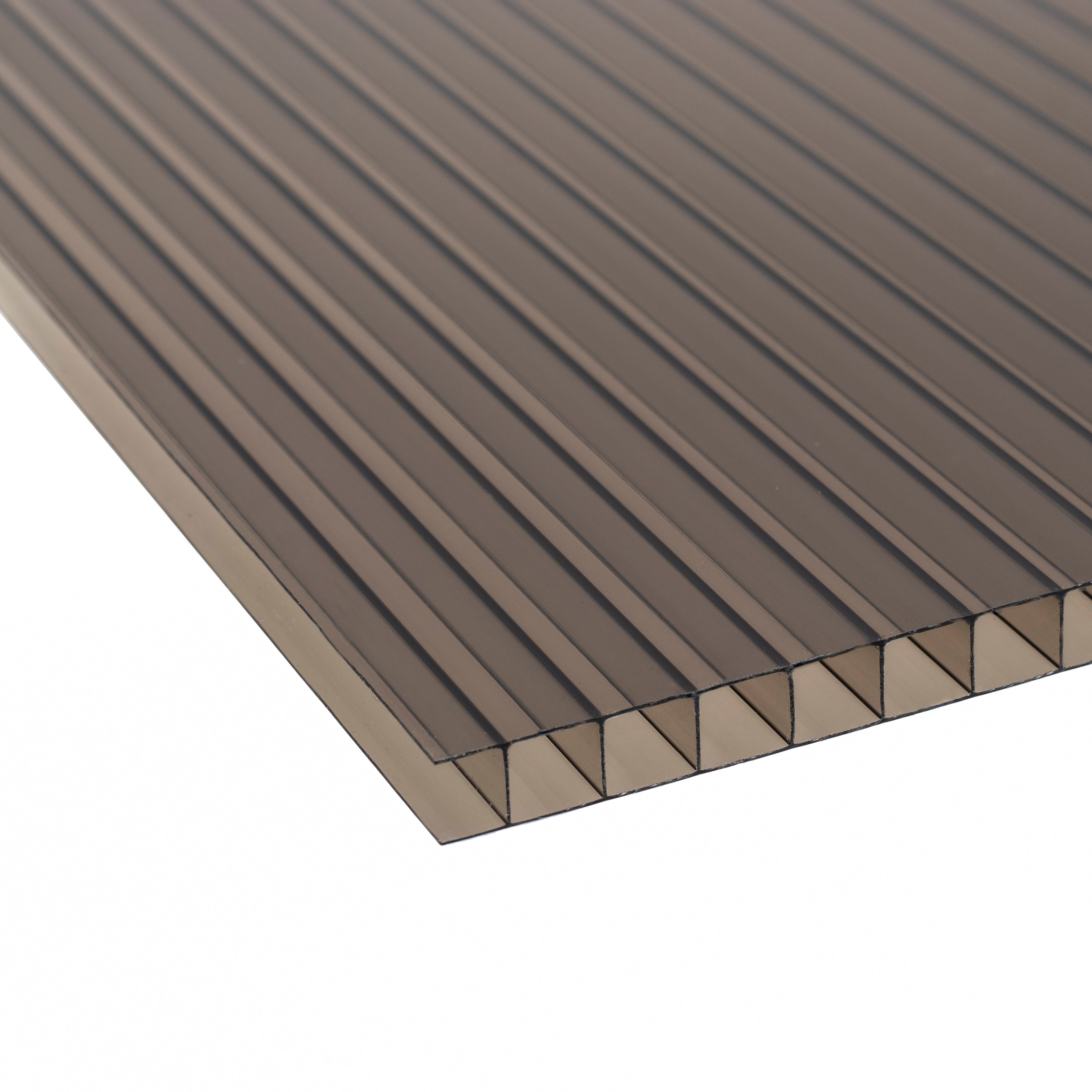 Policarbonat celular Carboplak, bronze, 6 m x 2,1 m, grosime 8 mm