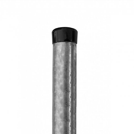 Stalp gard, zincat, rotund, 1.75 m, diametru 38 mm