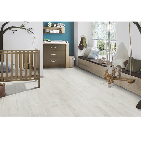 Parchet laminat 8 mm Kronospan Castello K396 Skydive oak, nuanta deschisa, clasa de trafic 32, twin click, 1285 x 192 mm