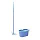 Set mop si galeata Spontex Express System Plus, coada cu sistem stoarcere 360 + galeata