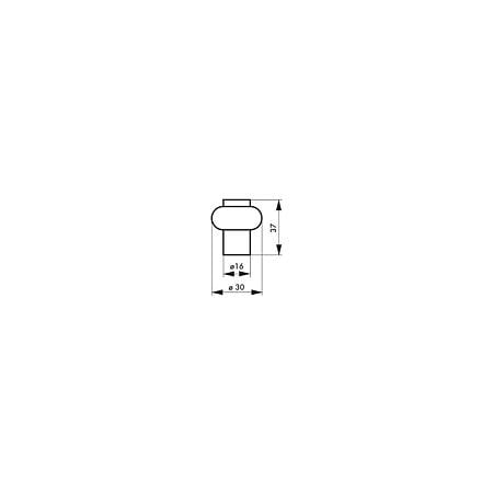 Opritor pentru usa, 30 x 37 mm