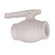 Robinet de trecere cu sfera Vesbo, PPR, diametru 63 mm, alb