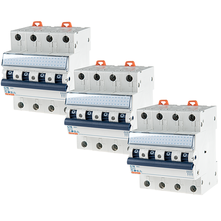 Intrerupator automat Gewiss GW92188, 4P, 16A