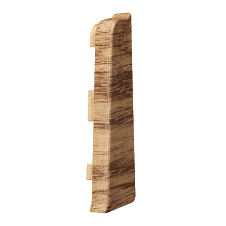 Set terminatie plinta Arbiton Indo 70, stejar Laplant 06, PVC, 70 x 26 mm, 2 bucati/set