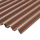 Placa bituminoasa ondulata maro 0.83 x 2 m (11)