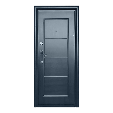 Usa metalica de intrare in apartament Nova pentru interior, tabla, deschidere dreapta, culoare gri, 2020 x 880 mm