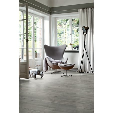 Parchet laminat 10 mm Egger NatureSense Aqua Stejar Avery gri EL1028, nuanta inchisa, clasa de trafic 32, Aqua CLIC it! , 1292 x 193 mm