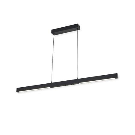 Suspensie LED Klausen Himera, 36W, 4000K, negru