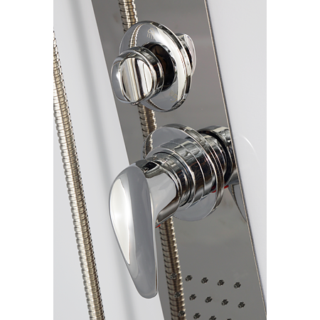Cabina dus patrata cu hidromasaj Sanotechnik Limbo PC91, sticla securizata 5 mm, 90 x 90 x 225 cm