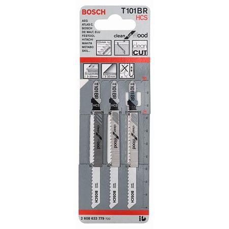 Panze de ferastrau vertical pentru lemn, 100 mm, 2,5 mm