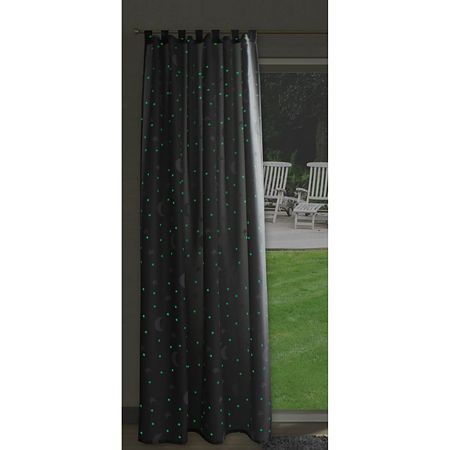 Draperie Stars, poliester, gri, 140 x 245 cm Draperie Stars, poliester, gri, 140 x 245 cm
