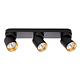 Spot Andy, 3 x GU10, aluminiu, negru/auriu Spot Andy, 3 x GU10, aluminiu, negru/auriu